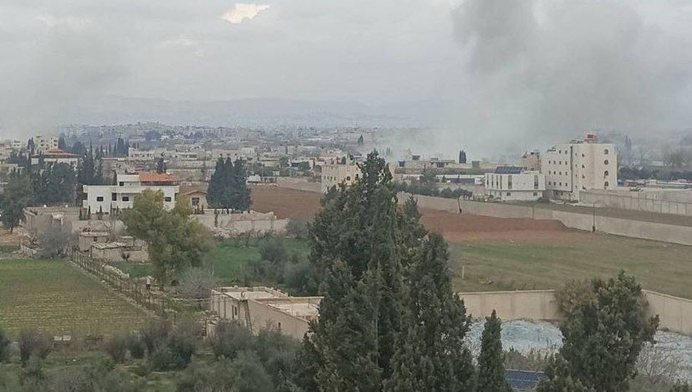 سوريا - قصف جوي على مركز إرهابي للنظام الإيراني في دمشق