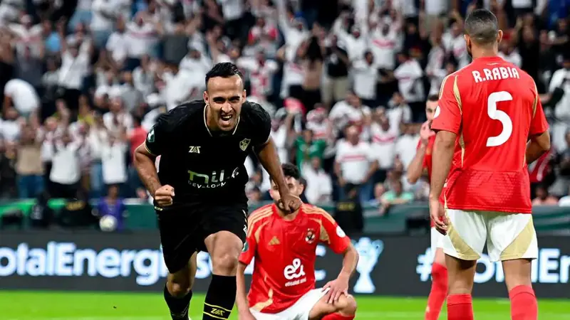 الزمالك يتوج بكأس السوبر الأفريقي على حساب الأهلي
