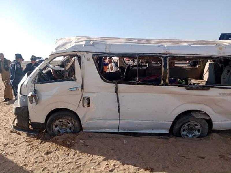 حادث تصادم بين أتوبيس وسيارة ميكروباص شرق محافظة الإسكندرية