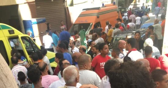 مصرع ربة منزل واصابة اخري في الوراق