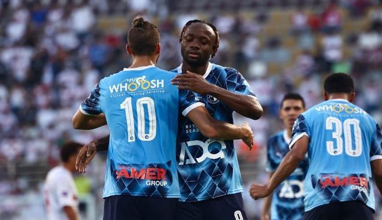 أجرى فريق بيراميدز اليوم ثاني حصصه التدريبية الجماعية في تونس