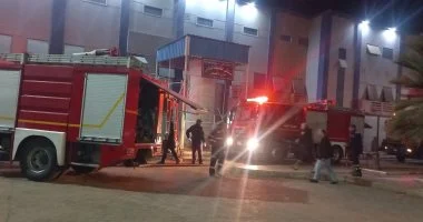 اندلع حريق في مستشفى القنايات المركزي بمحافظة الشرقية