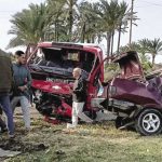 اصابة أربعة أفراد بكدمات حادث تصادم في الجيزة