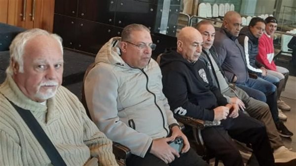 تواجد الجهاز الفني لمنتخب مصر في مباراة الزمالك وإنيمبا النيجيري