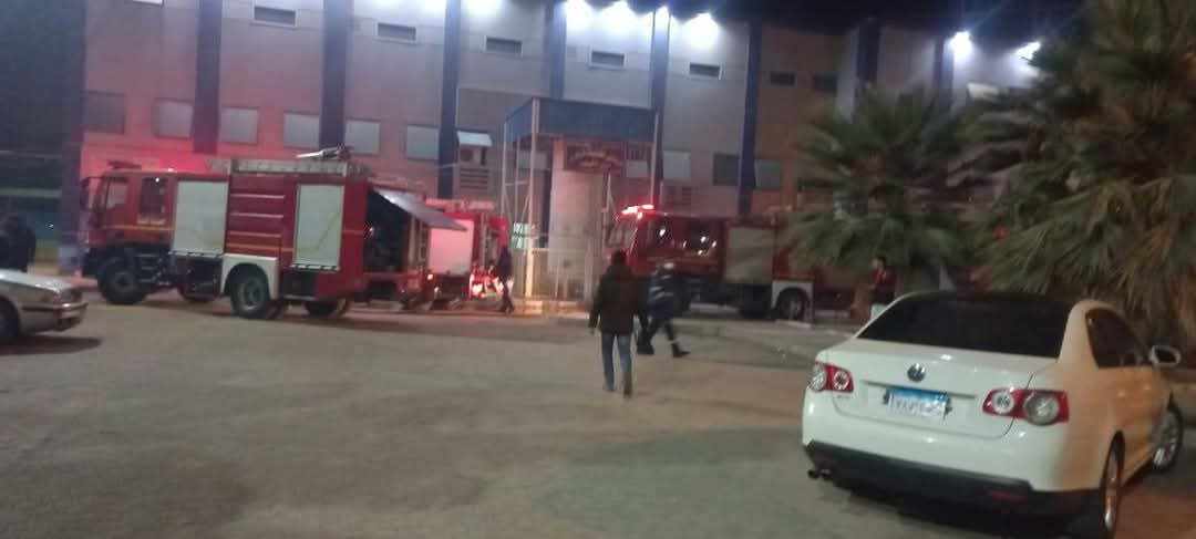 اندلع حريق في مستشفى القنايات المركزي بمحافظة الشرقية