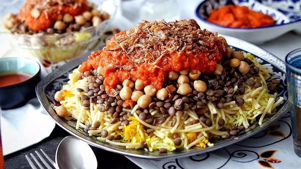 طريقة عمل الكشري المصري