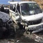 تعرض 10 أفراد للإصابة نتيجة تصادم سيارتين على الطريق في منطقة الصف