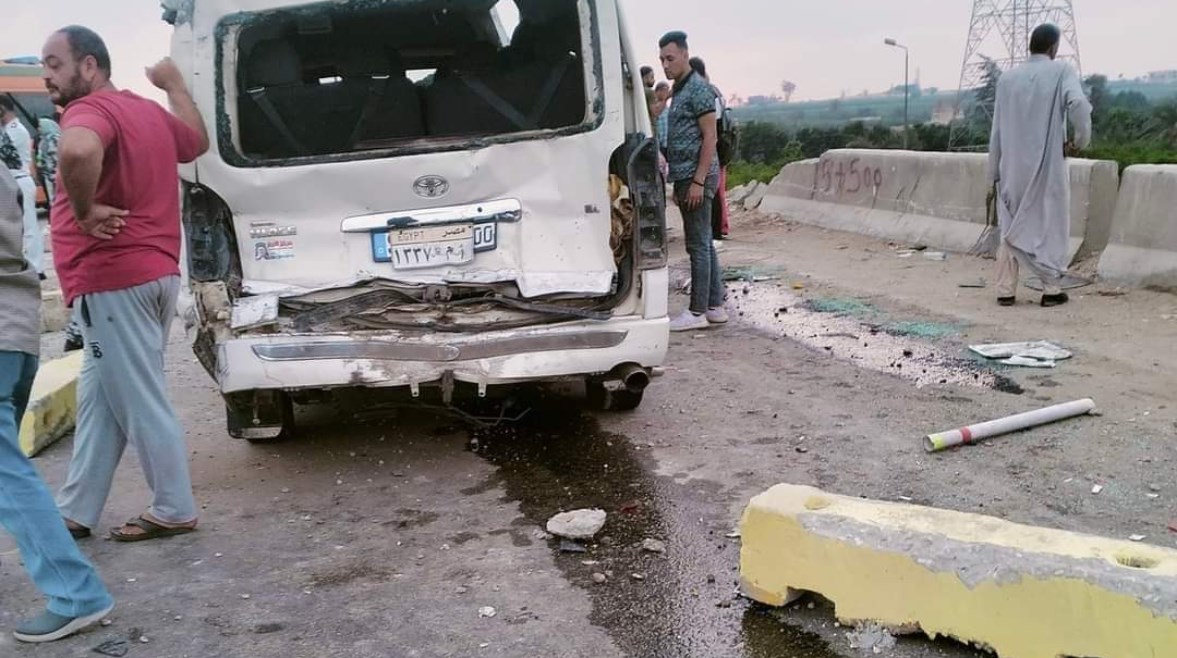حادث مروع على الطريق الإقليمي في محافظة المنوفية