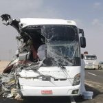 توفي شخصان وأصيب اثنان آخران نتيجة اصطدامهم بأتوبيس