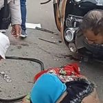 أصيب ثلاثة أفراد جراء حادث انقلاب سيارة ربع نقل