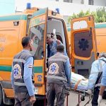 تعرض 10 أشخاص لإصابات إثر انقلاب ميكروباص أمام "هايبر وان"