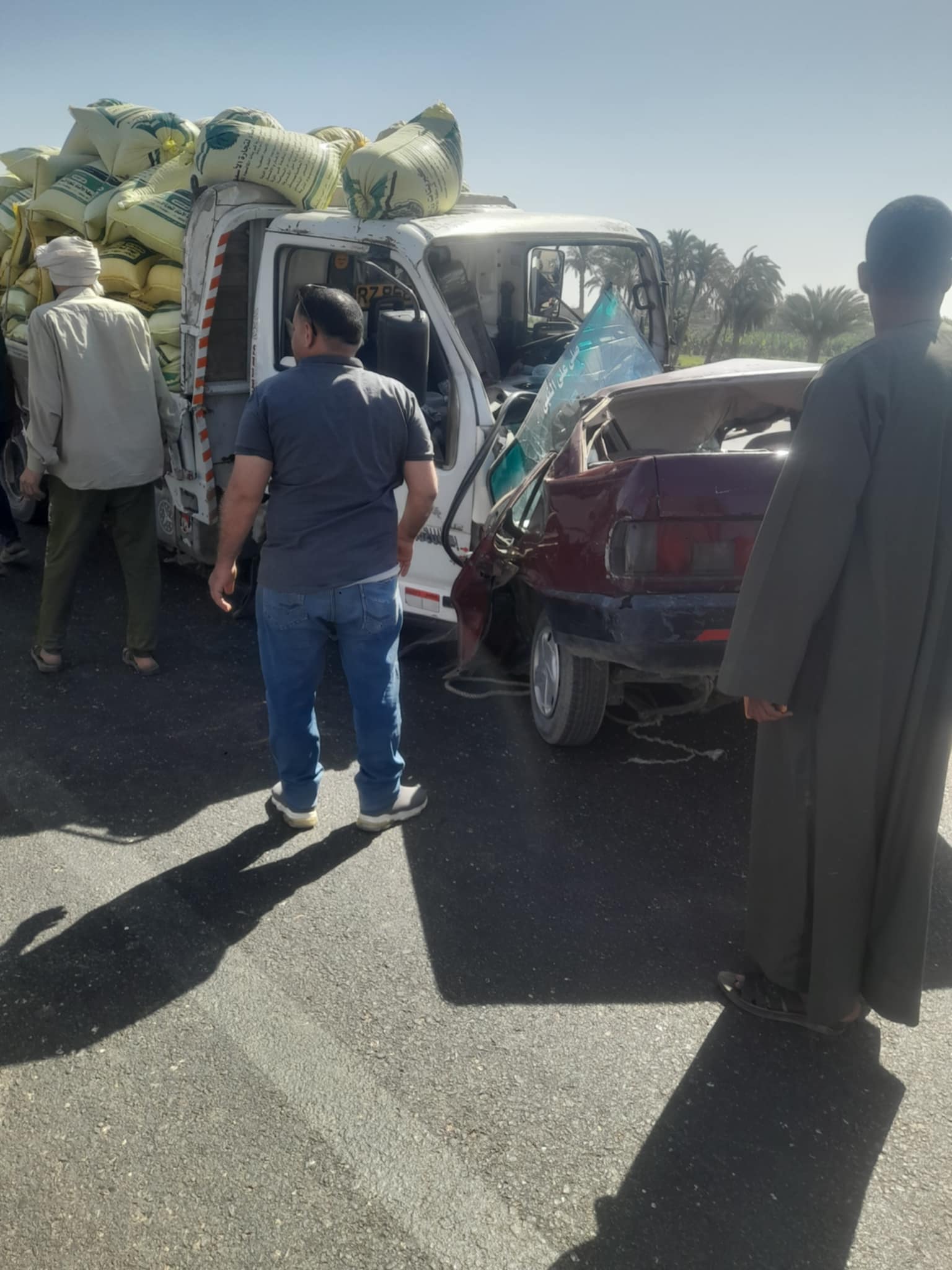 توفي شخصان نتيجة حادث تصادم في منطقة مركز دار السلام