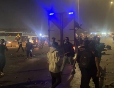 وفاة شخص وإصابة 8 آخرين في حادث الطريق الدائري في منطقة السلام
