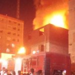 حريق داخل شقة سكنية في منطقة المنيب