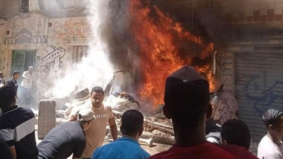 السيطرة على حريق في مطعم بمدينة الخصوص دون خسائر بشرية