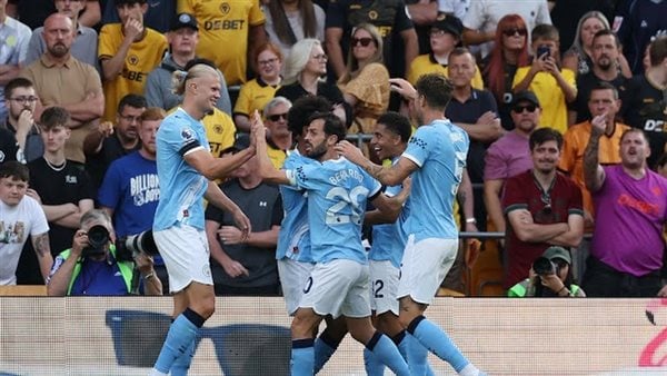مانشستر سيتي يفتتح مشواره في الدوري الإنجليزي بفوز كبير على وولفرهامبتون 4-0