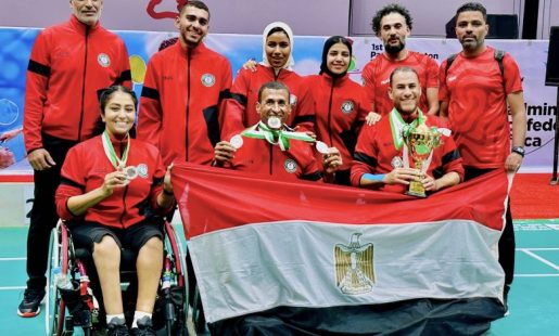 6 ميداليات لمنتخب الريشة الطائرة البارالمبية في بطولة أبيا الدولية بنيجيريا