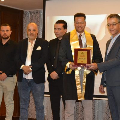 الجامعة البريطانية تكرم عاطف مكحل بالدكتوراة الفخرية في الثقافة والفنون